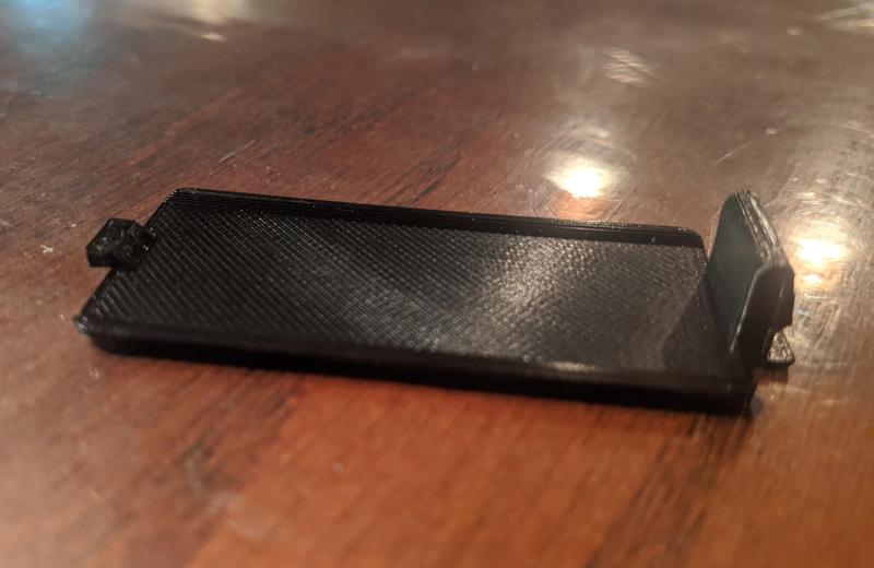 LG soundbar remote battery door