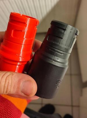 Festool Vacuum cleander adapter male part (.stl, Fusion, step)