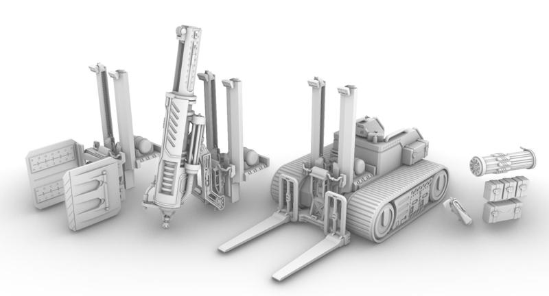 D.O.N.K. multipurpose utility tracked platform