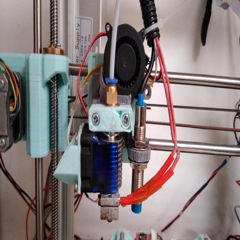 3d mount with 4020 fan adapter and 14mm induction holder