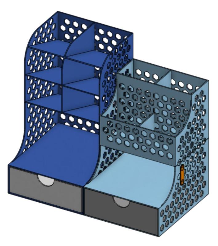 Pen holder, desk organizer