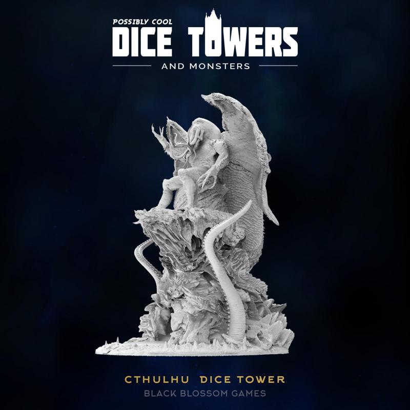B06 Cthulhu :: Possibly Cool Dice Tower