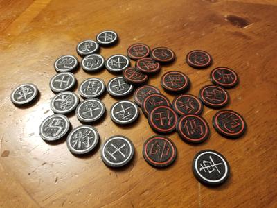 Chinese Chess for Dual material and single material 3D printers