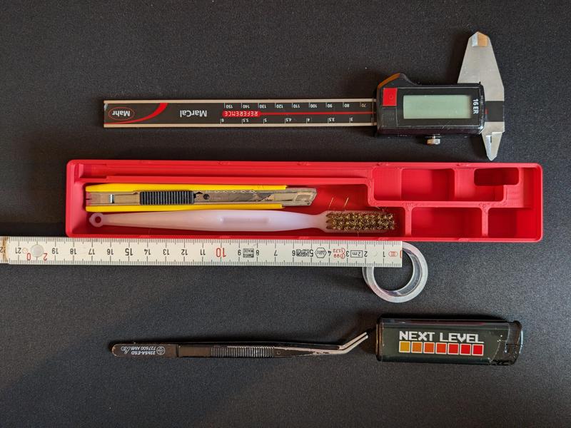 Caliper Holder Gridfinity 1x6U