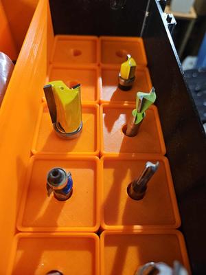 Gridfinity 8mm and 6mm router bits