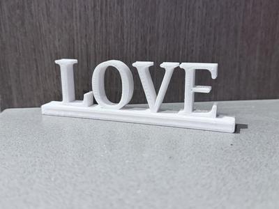 "Love" Home Decor Sign