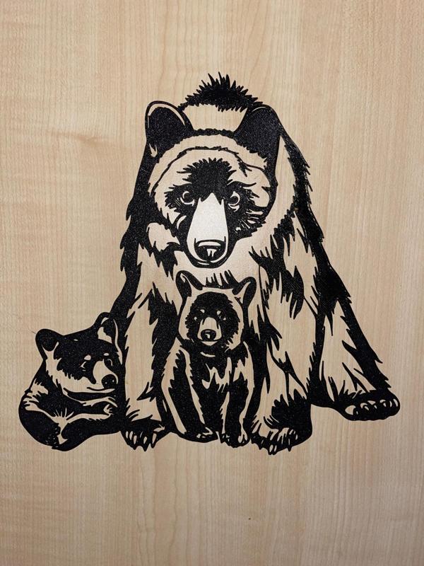 Bear Family Wall Decor