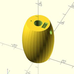 Parametric Crowned Pulley for Large Rubber Bands