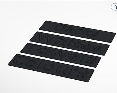 Laundry Basket Labels