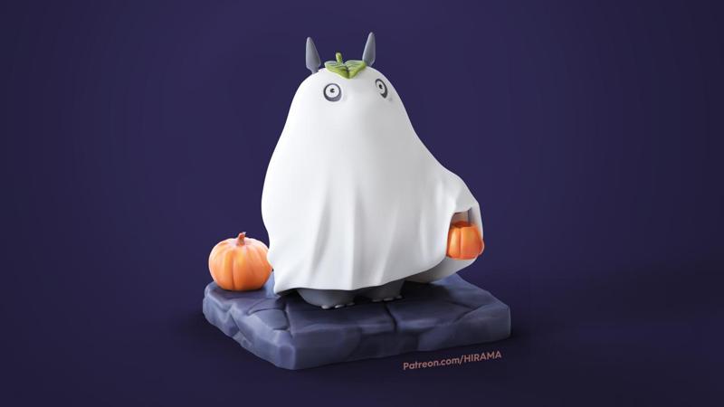 Halloween my neighbor totoro