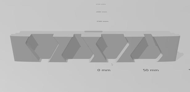 3XY Button Center Console Insert with large space between buttons - Tesla 3/Y