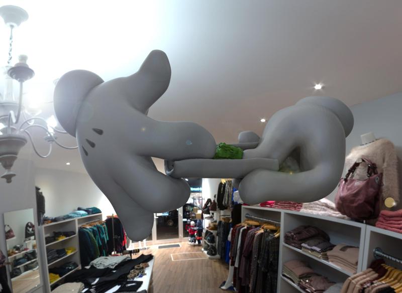 Mickey Mouse rolling a joint