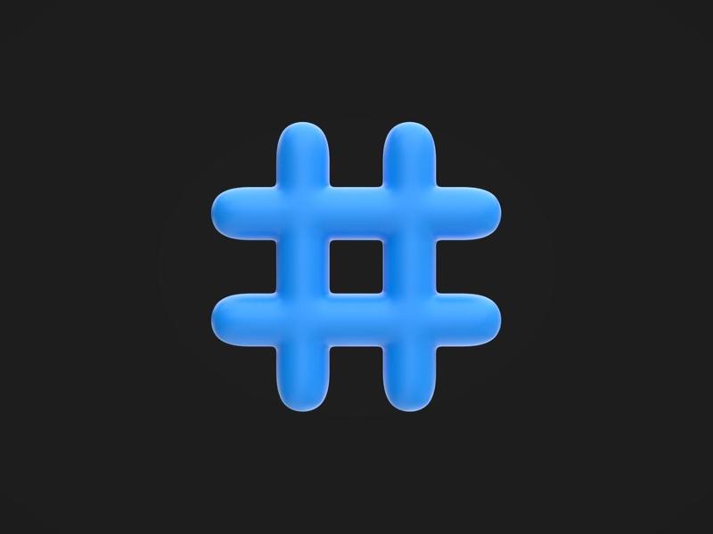 Hashtag Symbol