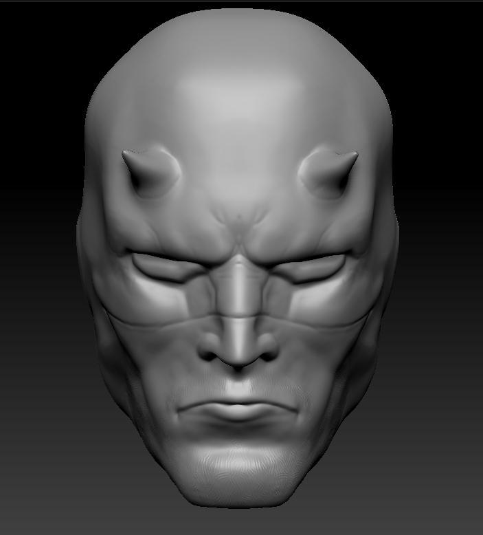 DAREDEVIL ACTI0N FIGURE HEAD