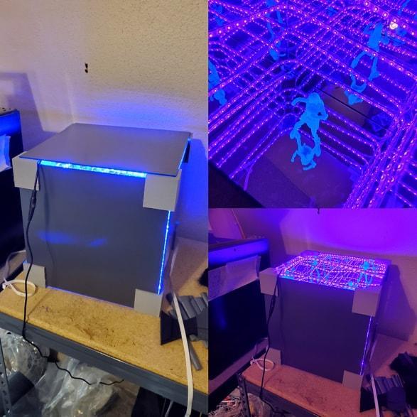 Mirror Holding brackets For Resin Curing Box