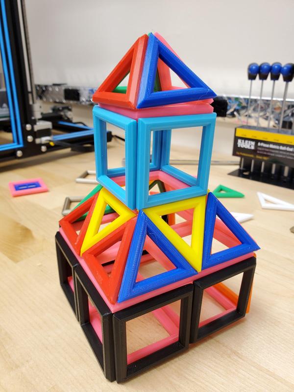 Magnetic Tile Construction Set