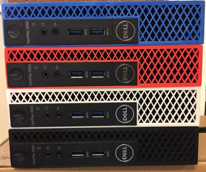 Front bezel compatible with DELL 3060 5060 7060 micro cases - add splash of colour to your PC