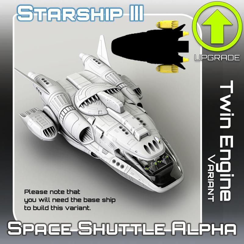Space Shuttle Alpha Twin Engine Variant Upgrade