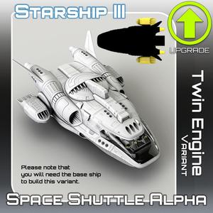 Space Shuttle Alpha Twin Engine Variant Upgrade