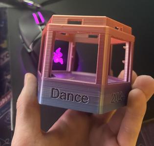 Twist Lock Trick Box for lithophanes with battery