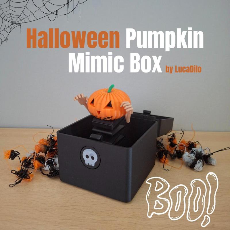 Halloween Pumpkin Mimic Box