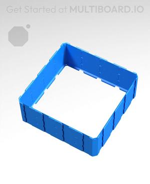 4x4x1.5 - Full Multipoint Rail - Universal Click-In Multibin Shell Extension