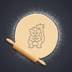 Raccoon Cookie Cutter, Biscuit Cutter