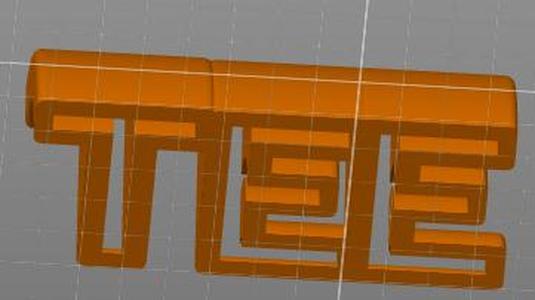 Office desk sign for someone named Tee