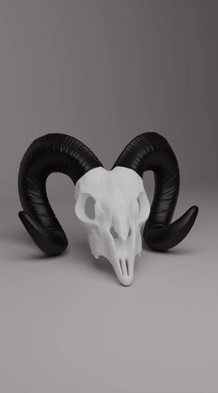 Ram Skull (MysticMesh3D)