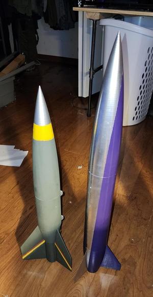 Pringles "Spike" Model Rocket