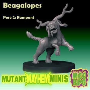 Beagalope   Pose 2: Rampant