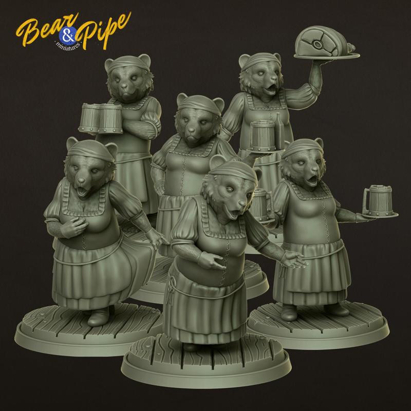 Bear Folk Inn - Waitress pre-supported