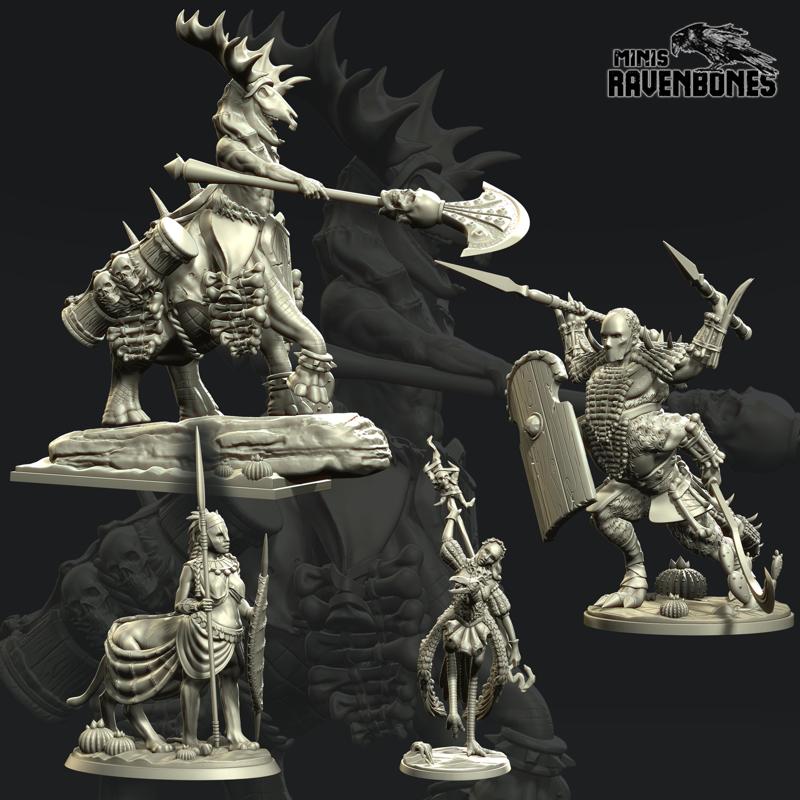 Beastman ( set of 4)