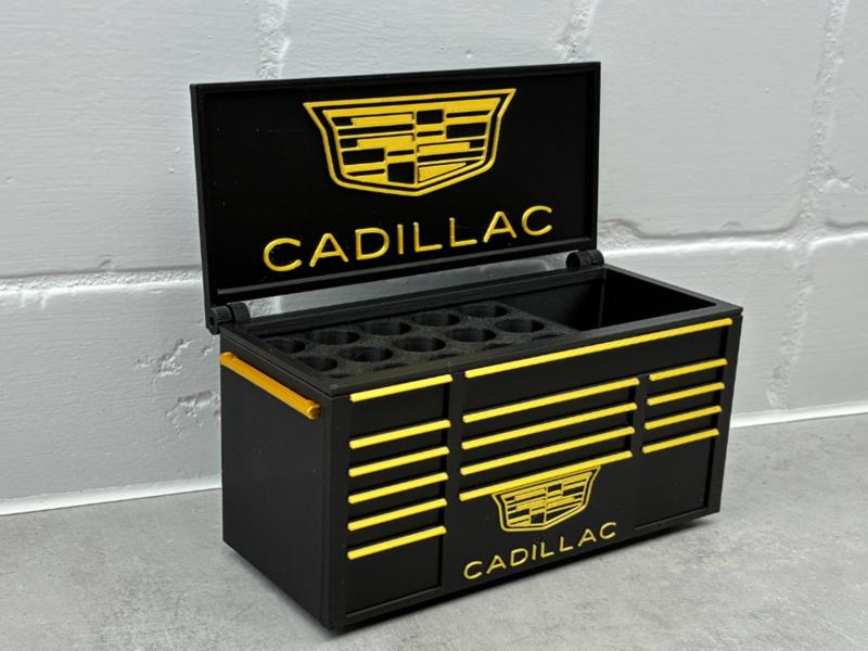 Cadillac Inspired car desk toolbox organizer pen