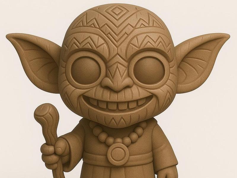 Tiki Yoda – Island Jedi Master