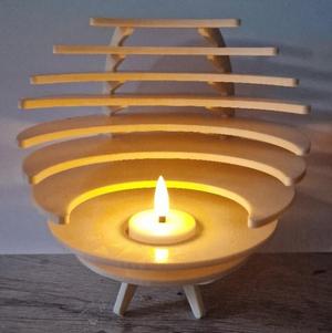 spherical candle lamp