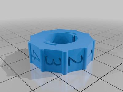 Hit Point Tracker Ridged Wheel