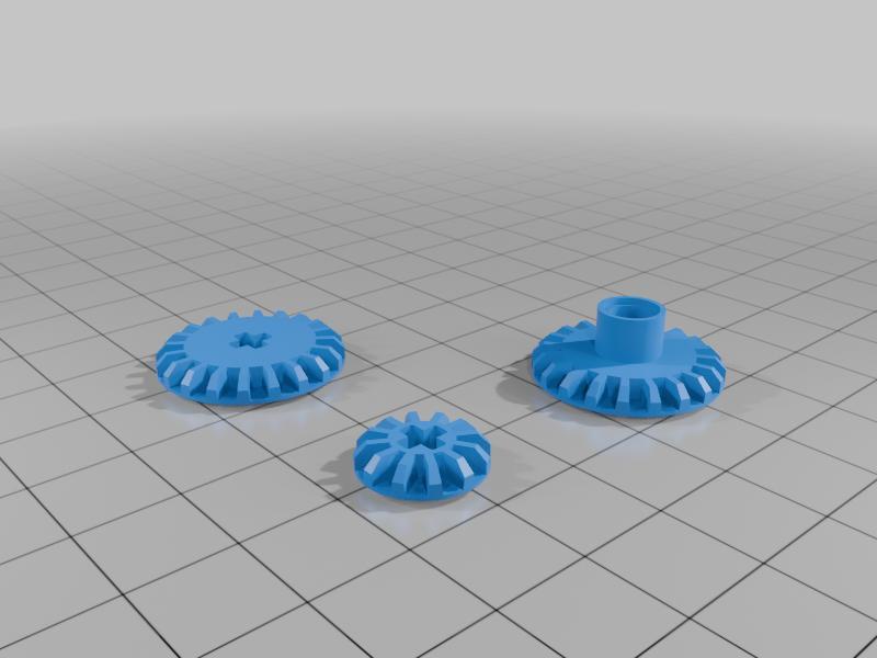 Customizable LEGO Technic-Compatible Single-Sided Gear