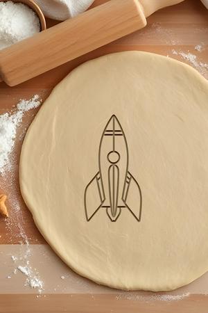 Rocket Cookie Cutter, Biscuit Cutter