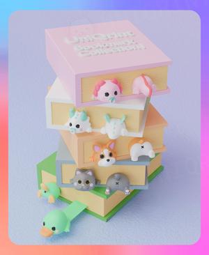 Animal Bookmark Collection 1 (Multicolor)