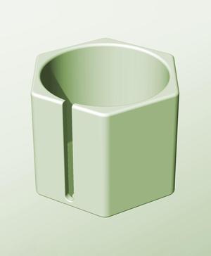 CH128-120-S Stacking slotted component box bin for makers