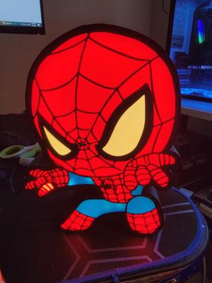 Chibi Spiderman LED Light Box
