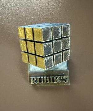 Rubiks Cube Statue