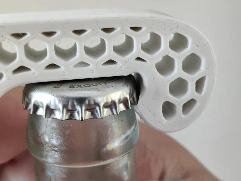 Hexagonal One-Hand Bottle Opener (Magnetless)