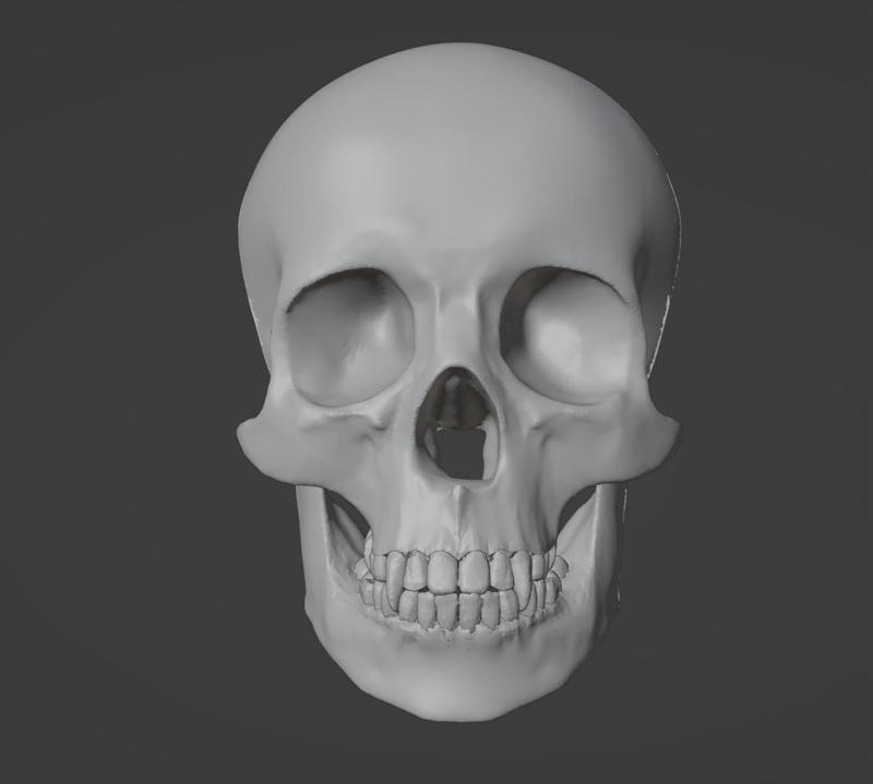 Halloween Decoration: Vampire Skull Relief