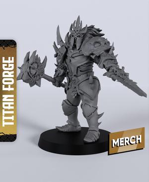 Mor-Zhal Deathlord on foot  - With Free Dragon  - 5e DnD Inspired for RPG and Wargamers