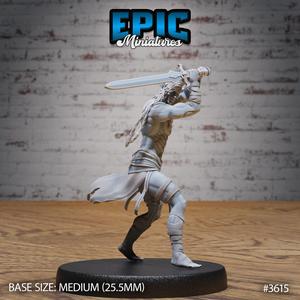 Cave Elf Barbarian Sword / Arctic Warrior / Frozen Human / Snow Fighter / Wildling / Ice Trickster / Norse Encounter