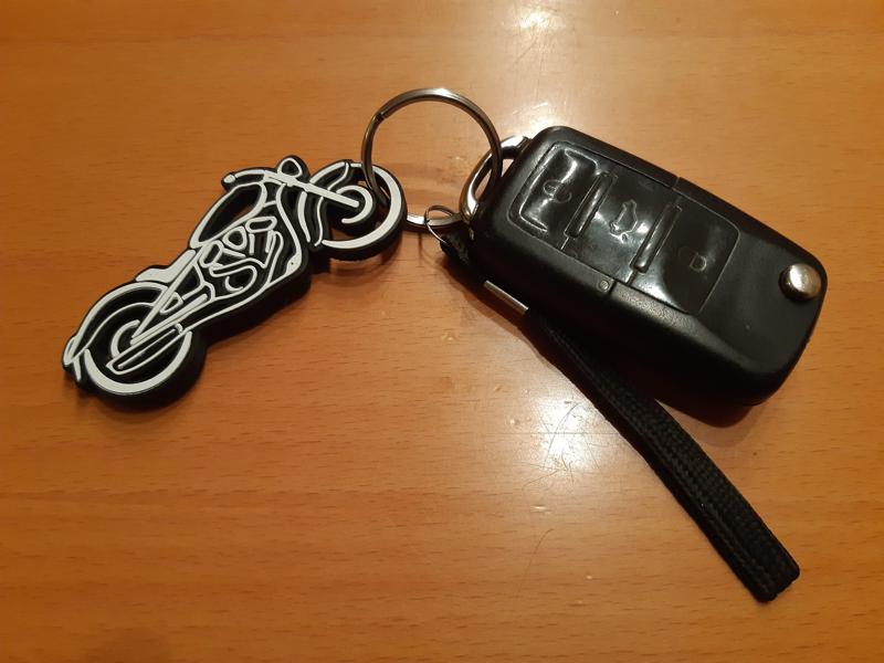 <BRB> Cruiser | Motorcycle - Keychain