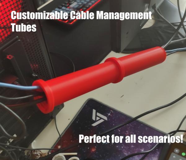 Customizable Cable Management Tubes