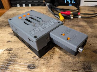 Slim Case for the active Y/C adapter by Retrocastle for the Mister FPGA